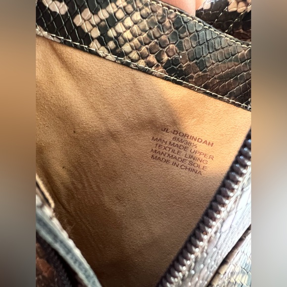 JLO Snakeskin Dorindah Bootie - Picture 6 of 6